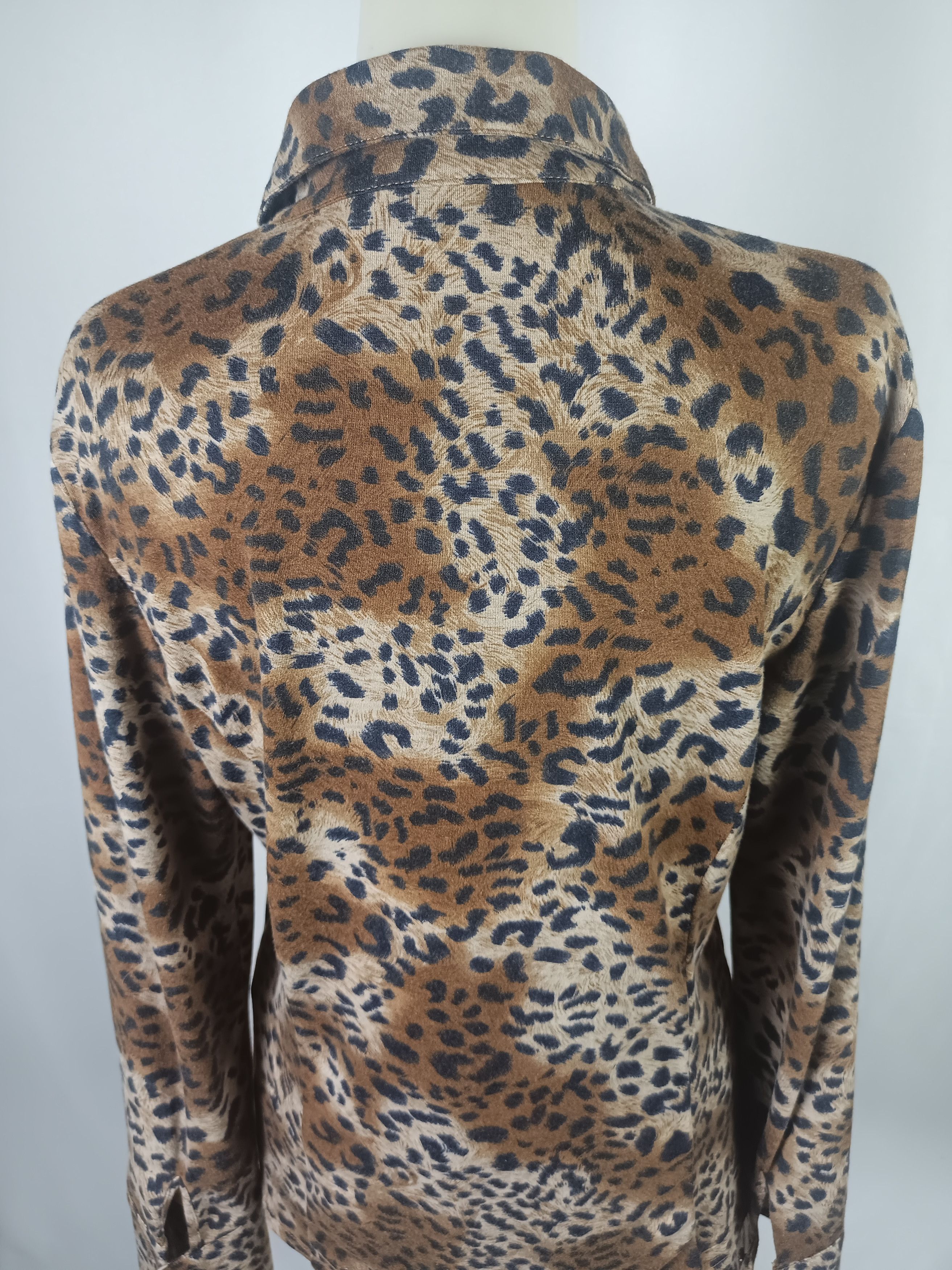 The Unbranded Brand FABIO FERRETTI Leopard Lace Shirt Size M / US 6-8 / IT 42-44 - 15 Thumbnail