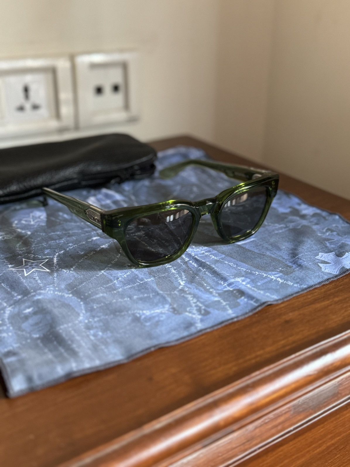 Chrome Hearts Chrome Hearts Sunglasses (Green Acetate) Size ONE SIZE - 1 Thumbnail