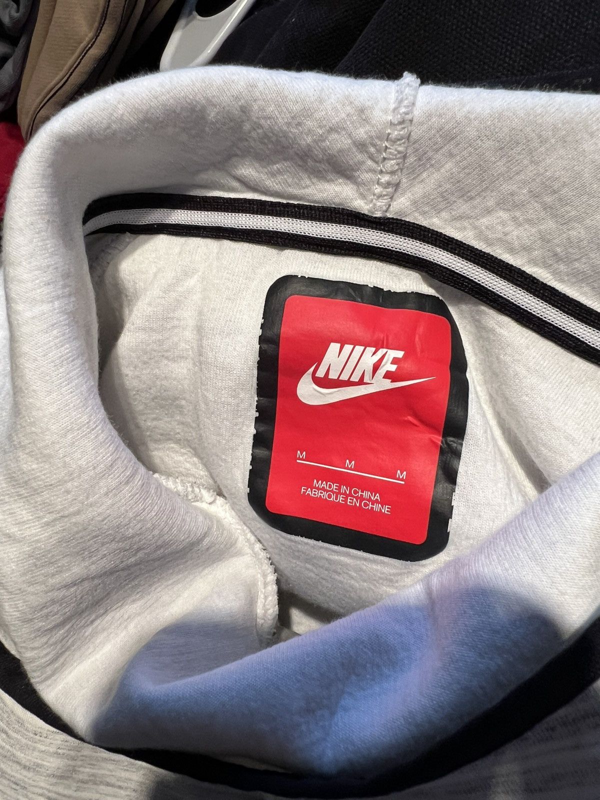 Nike Nike Heather Gray Tech Fleece Long Hoodie Sweatshirt Size M Size M / US 6-8 / IT 42-44 - 5 Thumbnail