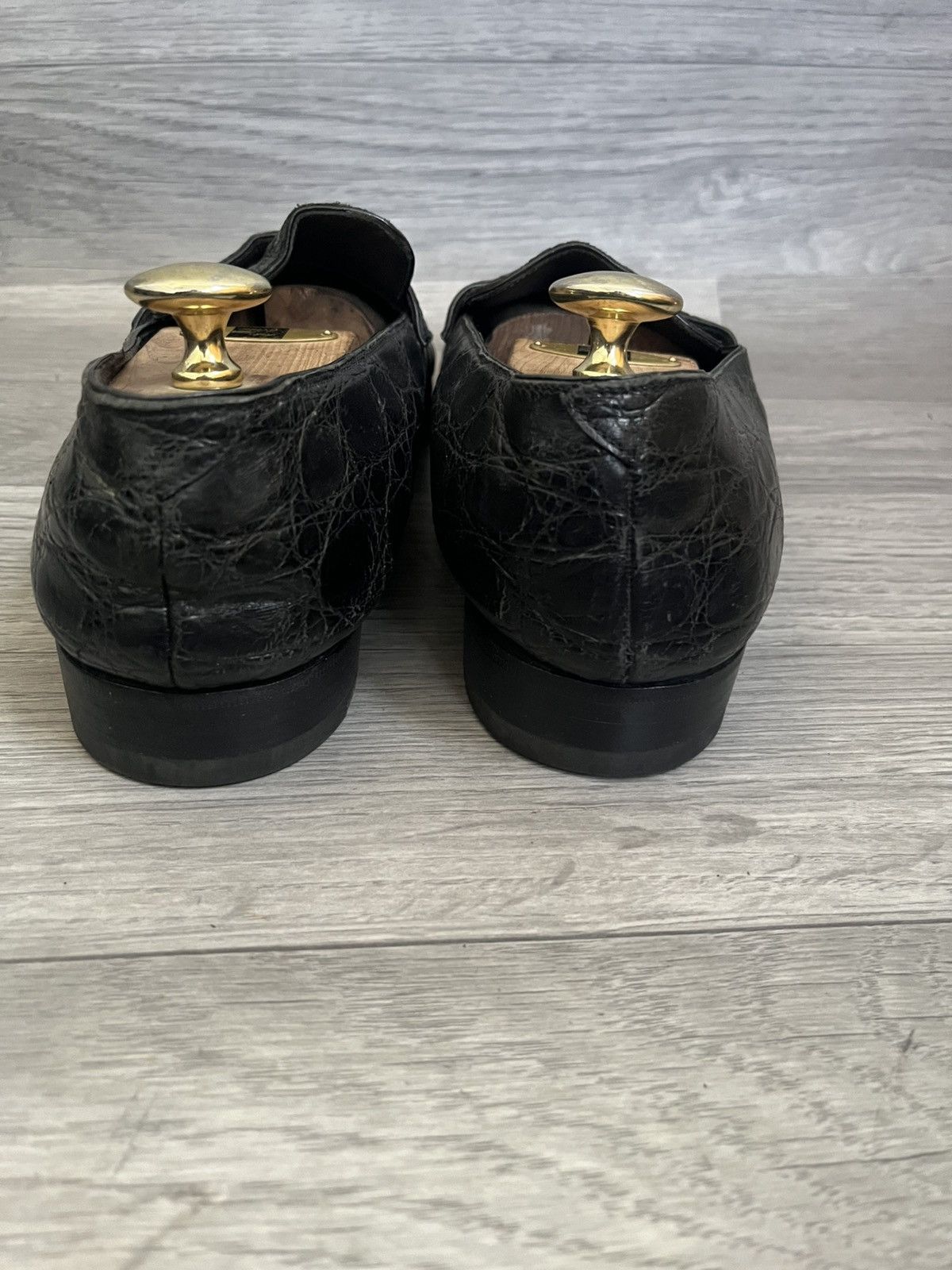 Brioni Brioni crocodile leather penny loafers, weston, lobb,loro Size US 11 / EU 44 - 4 Thumbnail