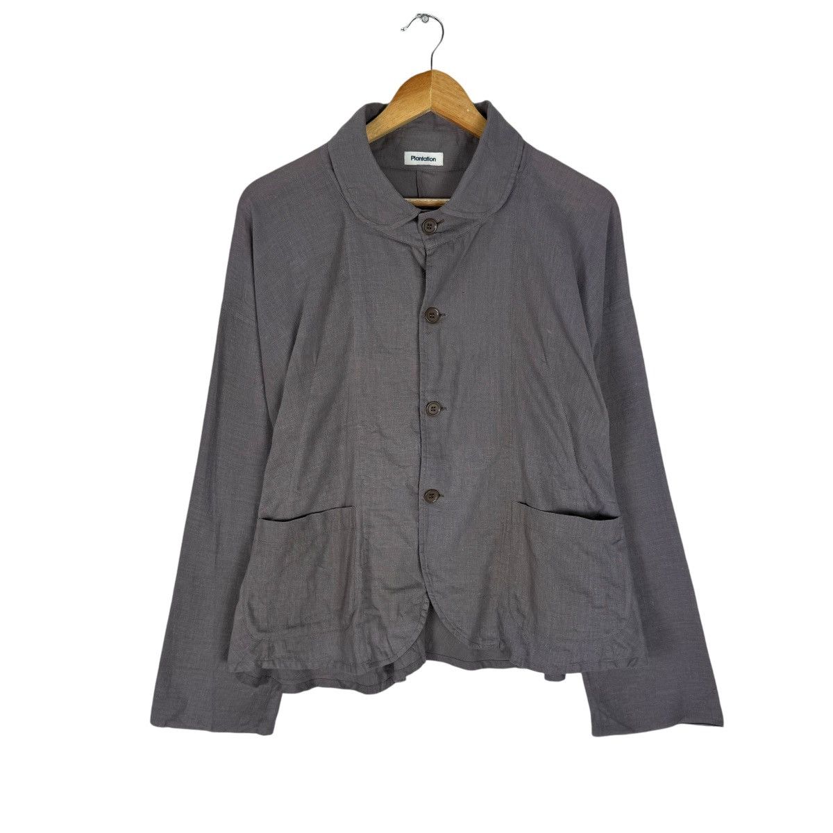 Issey Miyake × Japanese Brand ⚡️90s PLANTATION ISSEY MIYAKE BUTTON SHIRTS Size M / US 6-8 / IT 42-44 - 1 Thumbnail