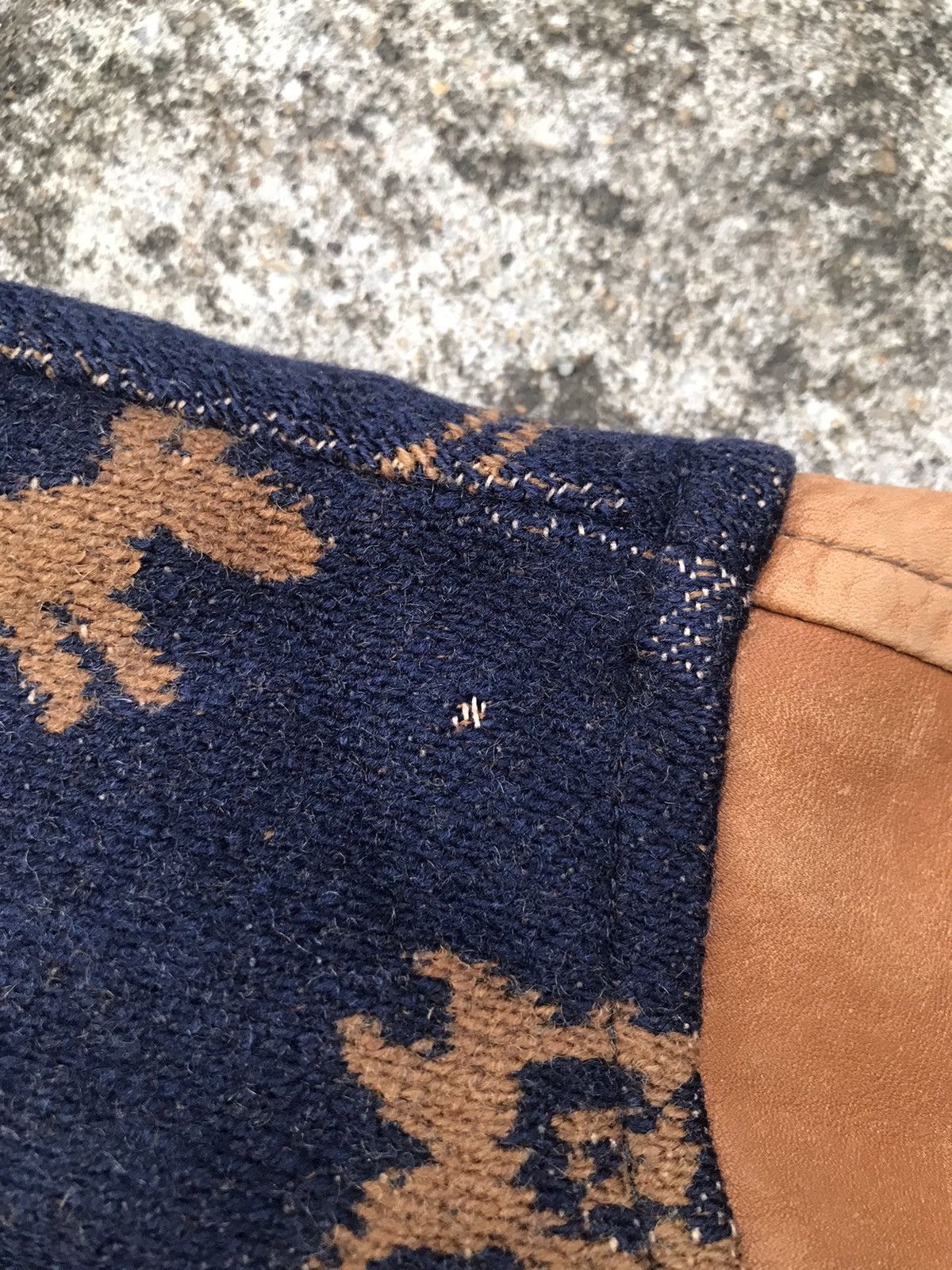 Pendleton × Vintage Pendleton Western Wear Wool Jacket Leather Sleeves Size US M / EU 48-50 / 2 - 16 Thumbnail