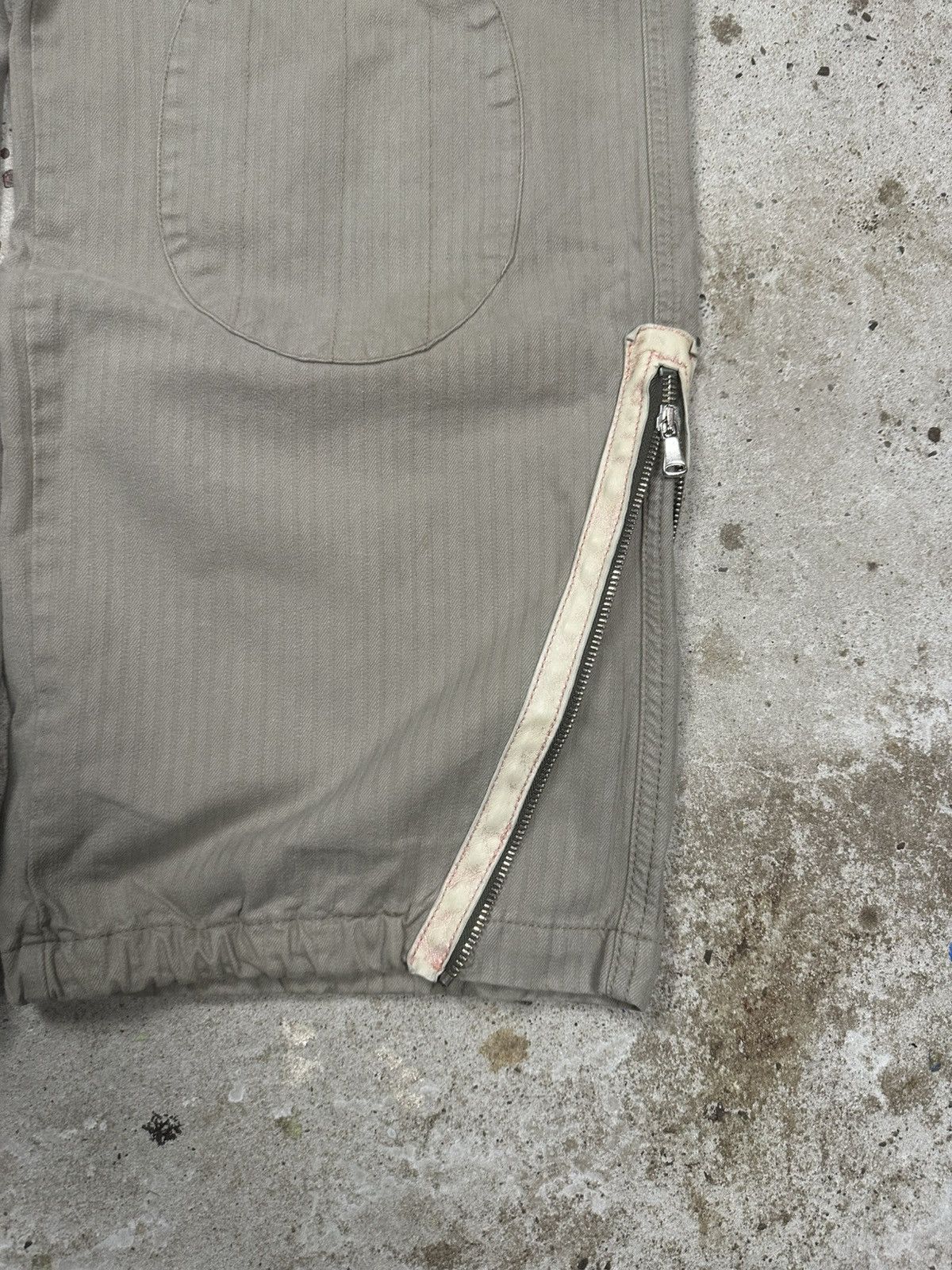 Dolce & Gabbana 2003 Dolce & Gabbana Baggy Loose Cargo Pants Studs Patched Size US 34 / EU 50 - 3 Thumbnail