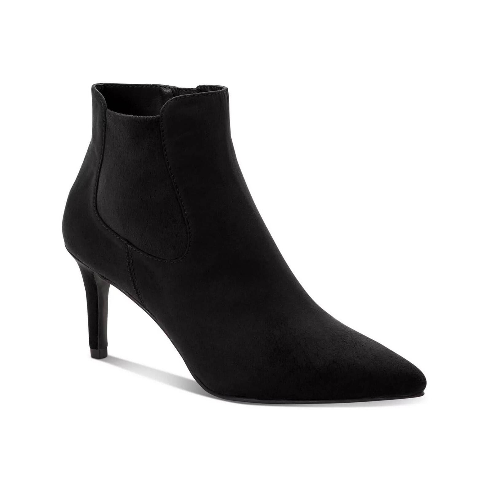 Alfani Alfani Suede Step N Flex Jacklynne Pointed-Toe Dress Booties Size US 6 / IT 36 - 1 Thumbnail