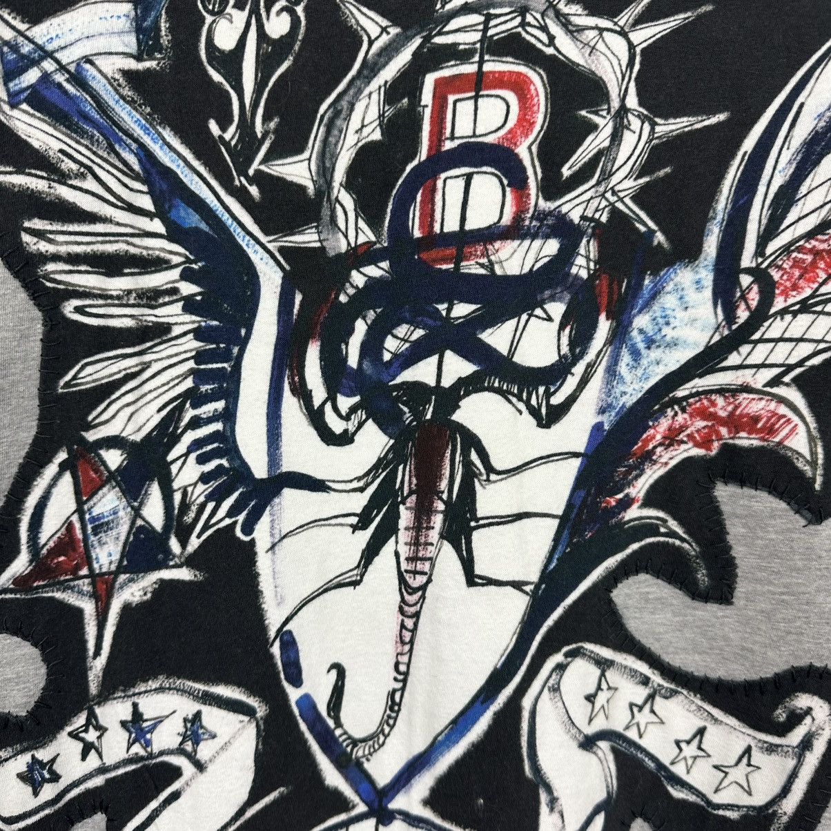Balmain SS11 Balmain Christophe Decarnin Asymmetric Print Tee Size S / US 4 / IT 40 - 10 Thumbnail
