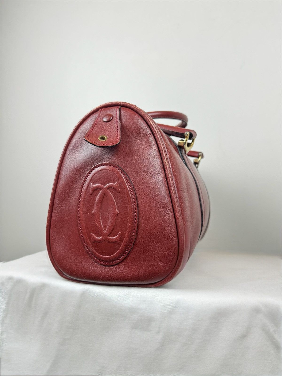 Cartier Vintage Cartier Bowling Boston bag original luxury item Size ONE SIZE - 2 Thumbnail