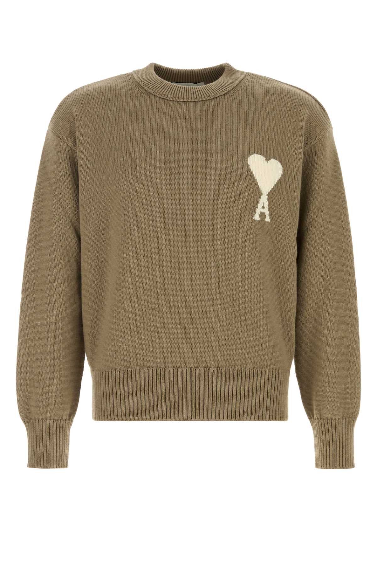 AMI Cappuccino Wool Blend Sweater Size US S / EU 44-46 / 1 - 1 Thumbnail