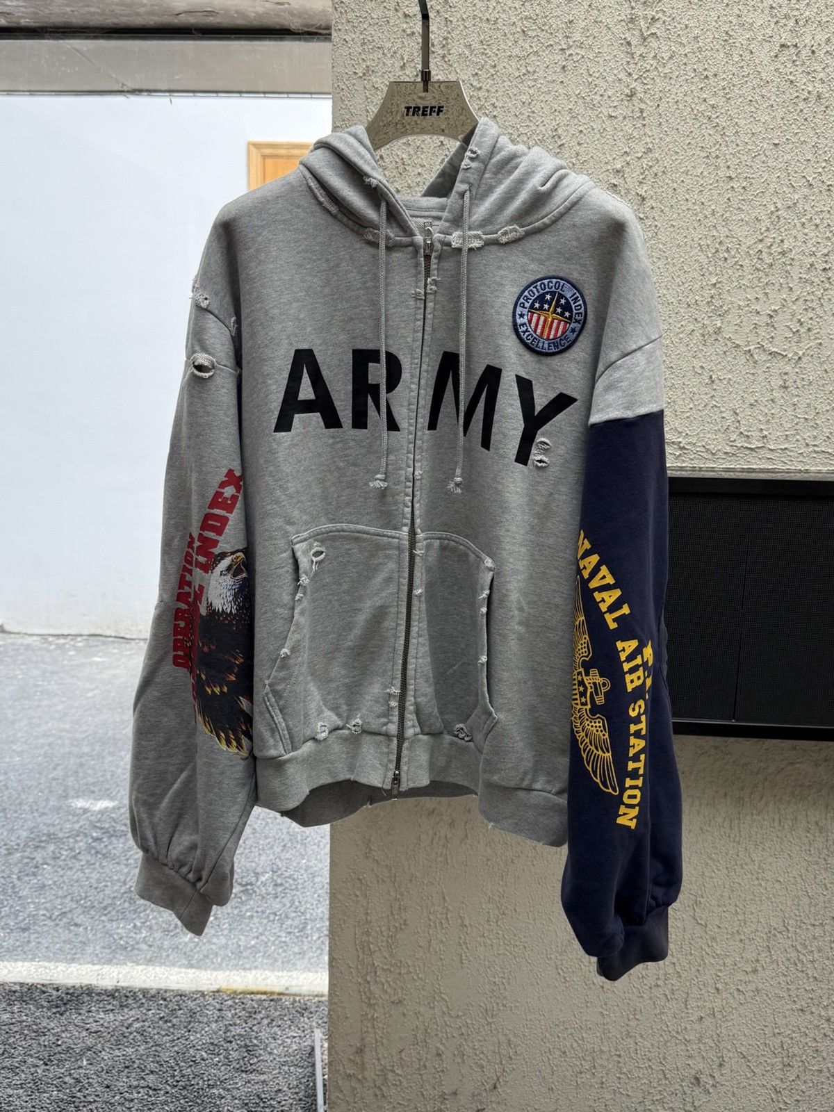 トップス Protocol Index PROJECT G/R ZIP HOODIE Protocol Index PROJECT G/R ZIP HOODIE