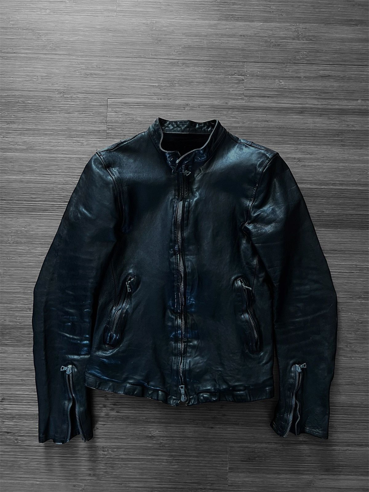 ジャケット・アウター JACKROSE biker leather jacket BACKLASH Isamu Katayama Backlash 2000's Jackrose Biker Leather Jacket | Grailed