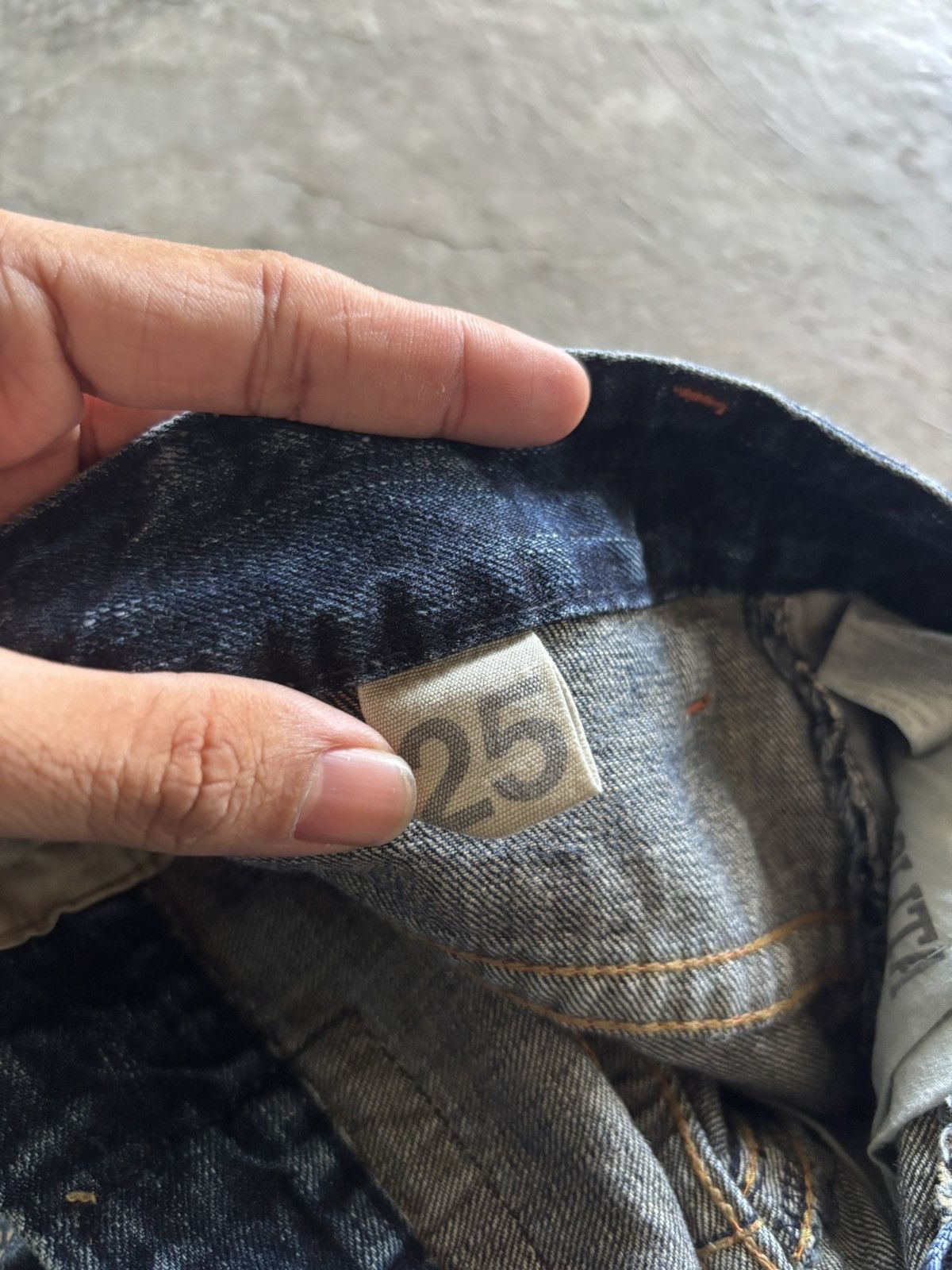 If Six Was Nine LOLITA flare up western style washed distressed japanese Size US 27 - 6 Thumbnail