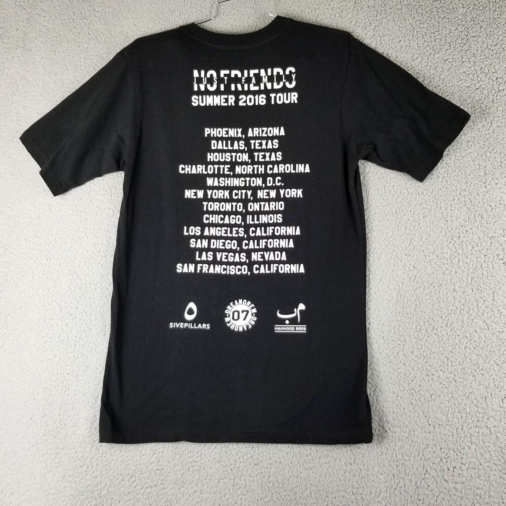 Vintage Qias Omar Original 2016 Tour Merch Family Graphic T Shirt Dream Qrew Small Shirt Men XS Black Dream Front Back Graphic Crew Neck Short Sleeve Size US S / EU 44-46 / 1 - 6 Thumbnail