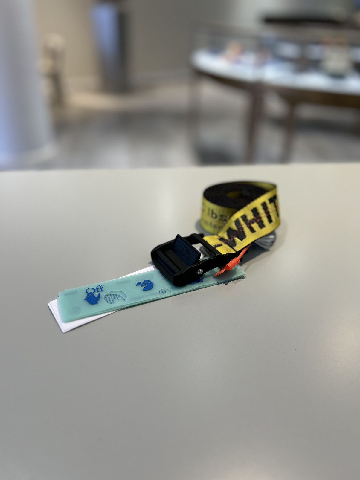 Off-White Industrial Belt Yellow/Black