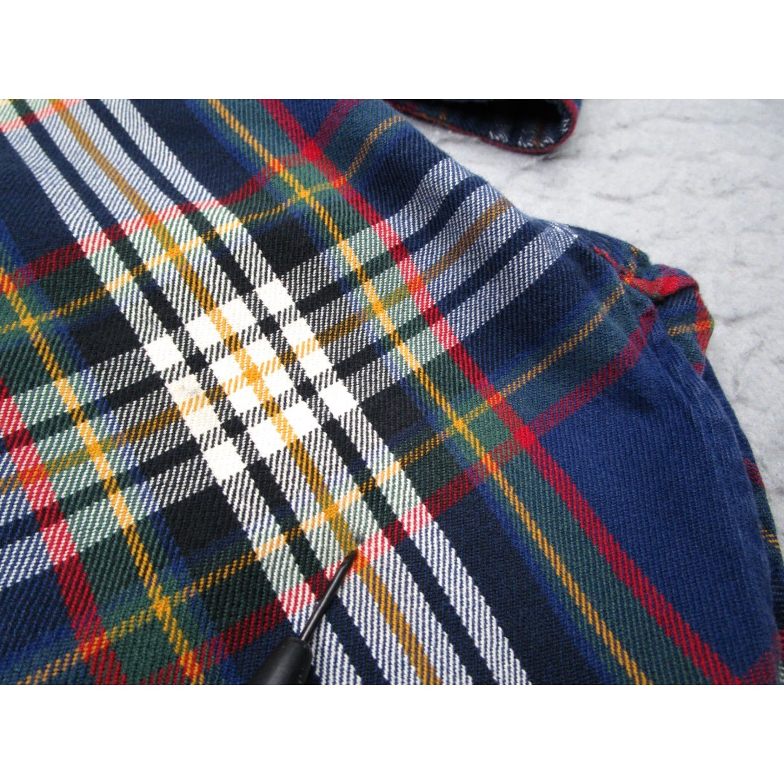 Ralph Lauren Ralph Lauren Rugby Shirt Women 2 Blue Plaid Flannel Button Up Long Sleeve Size XS / US 0-2 / IT 36-38 - 4 Thumbnail