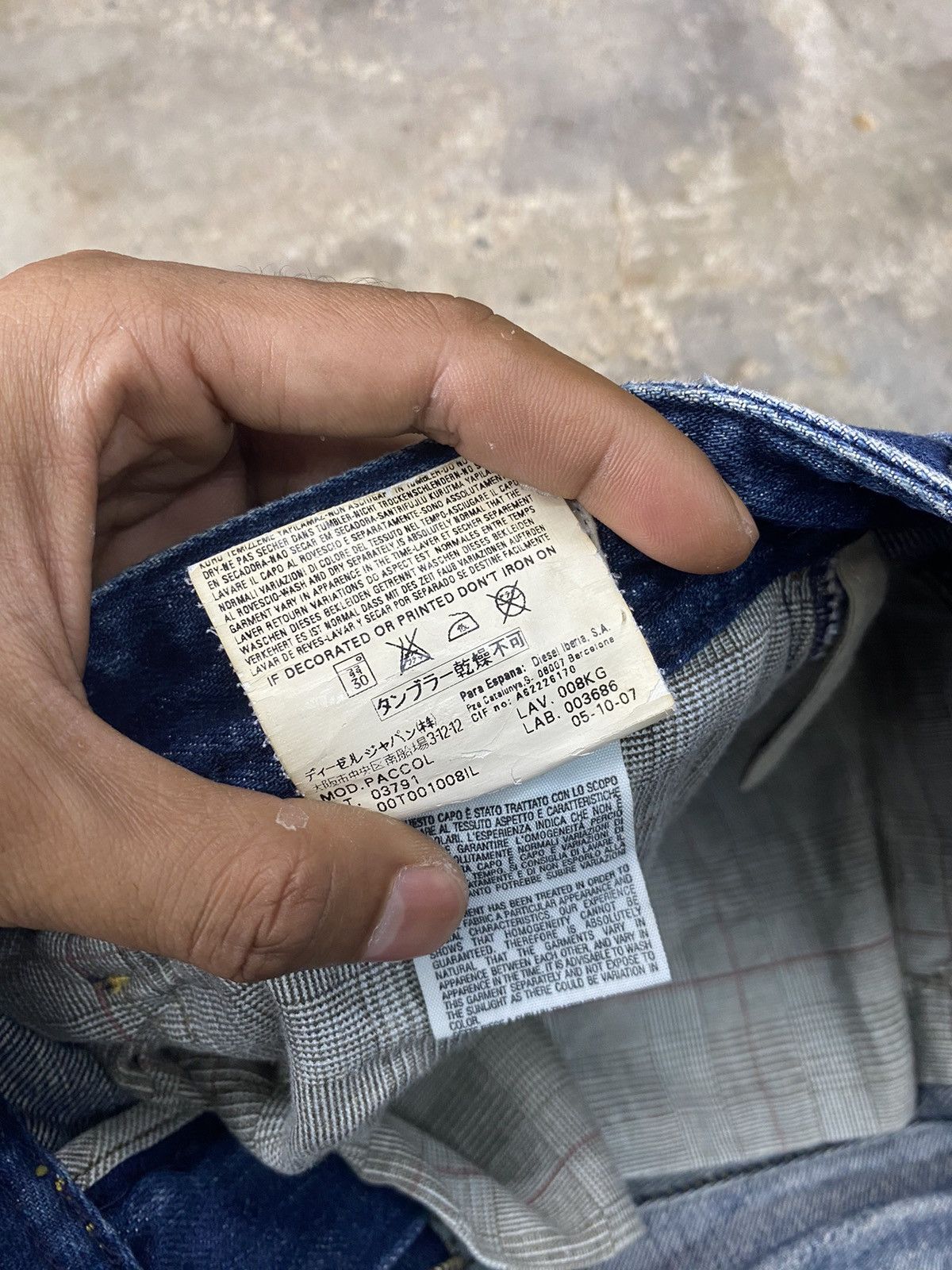 Diesel × Japanese Brand × Vintage Diesel industries blue jeans wash japanese brand Size US 28 / EU 44 - 7 Thumbnail