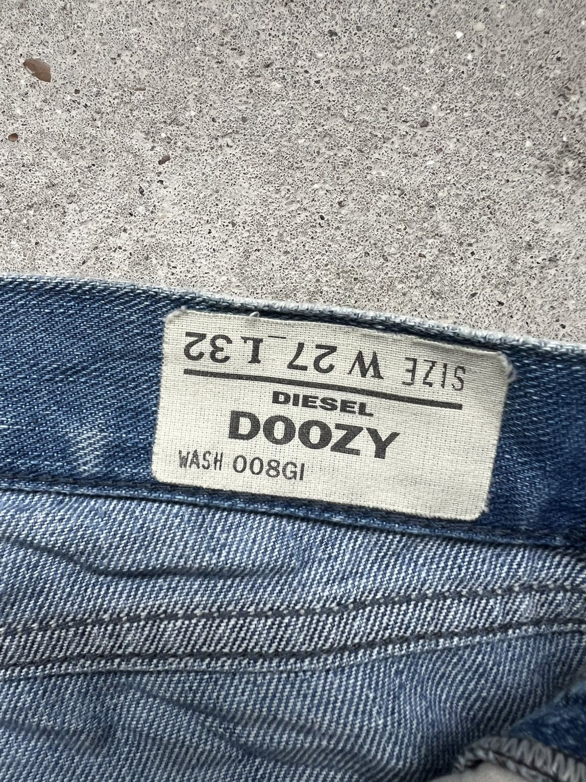 Diesel × Hysteric Glamour × Le Grande Bleu (L.G.B.) Rare Diesel jeans IfSixWasNine style junya LGB Y2K Size 27" / US 4 / IT 40 - 8 Thumbnail