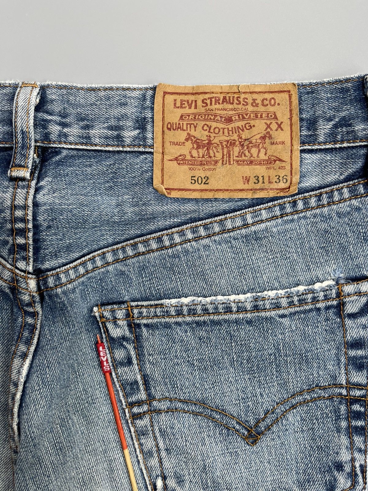 Levi's Vintage Clothing LEVI’S 501 blue denim jeans Size US 31 - 8 Thumbnail