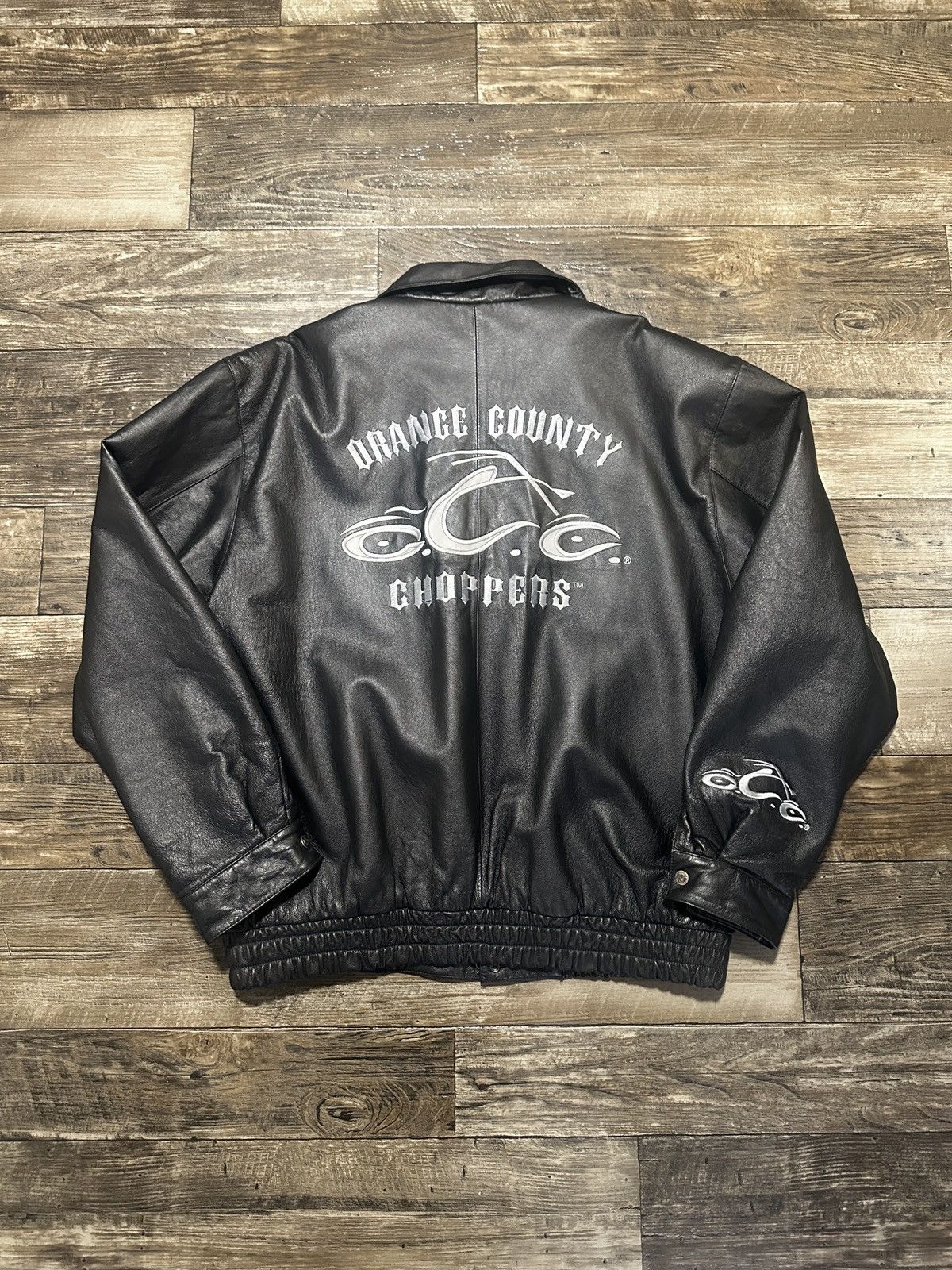 West Coast Choppers Vintage Orange County Choppers Leather Jacket Size US XL / EU 56 / 4 - 1 Thumbnail