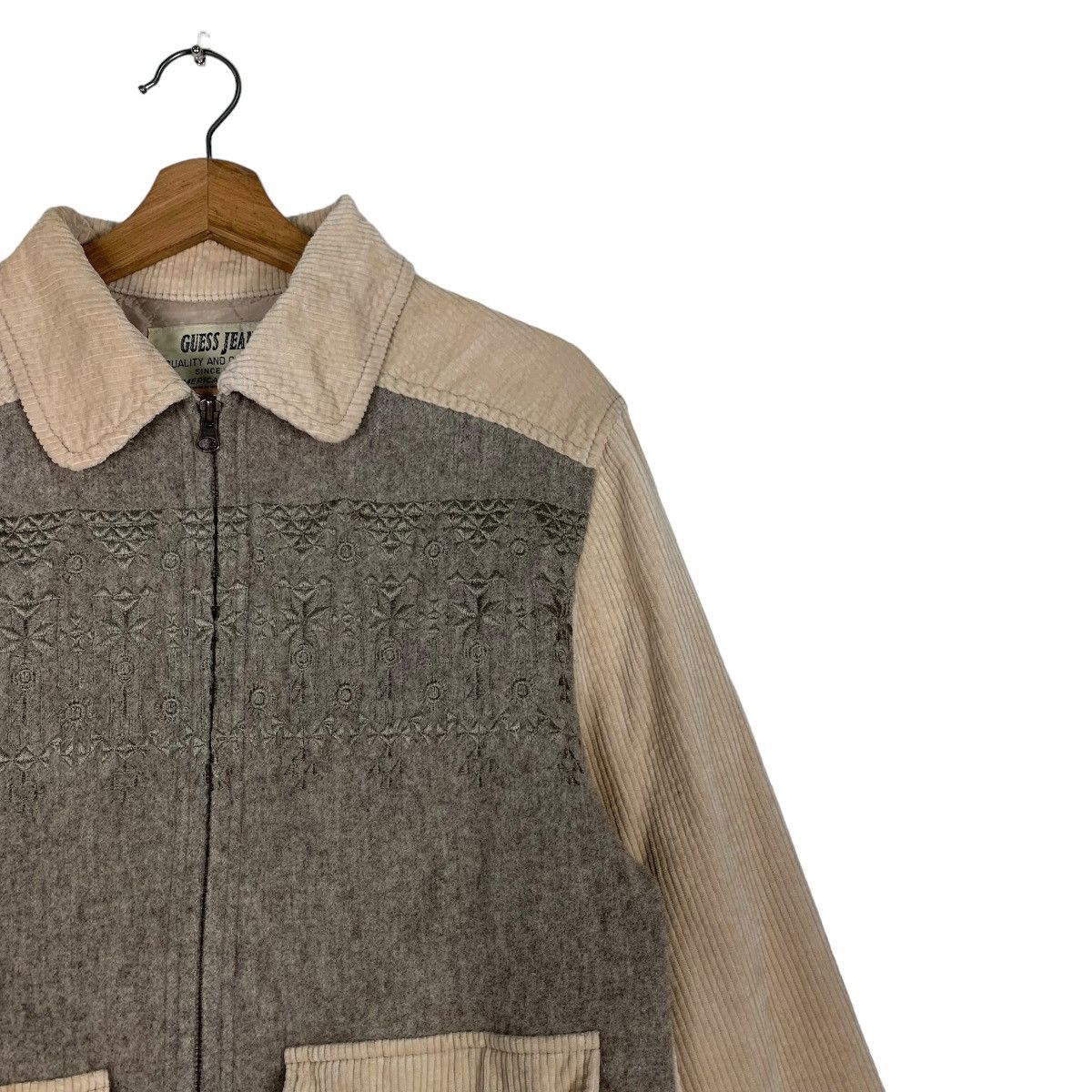 Guess GUESS JEANS USA Classic Design Corduroy Jacket #0600-C28 Size US M / EU 48-50 / 2 - 4 Thumbnail