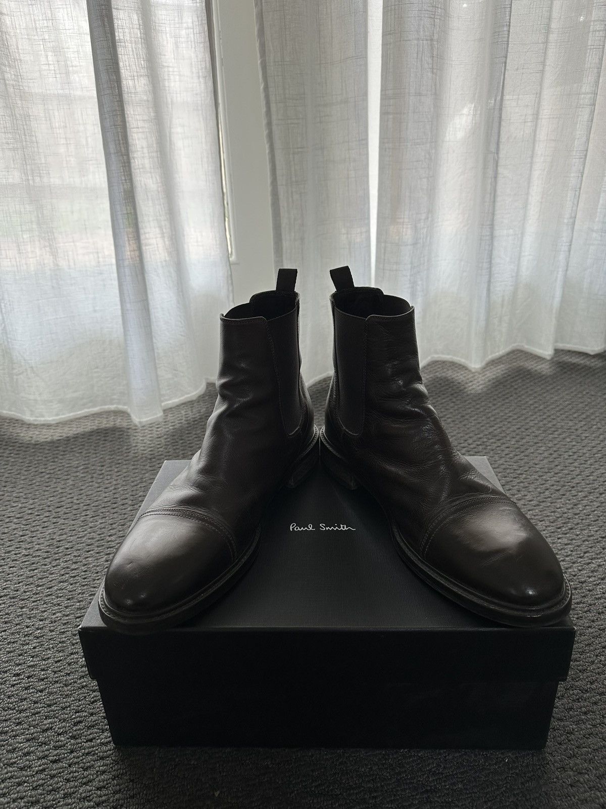 Paul Smith Paul Smith Jake Dark Brown Chelsea Boots Size US 9.5 / EU 42-43 - 4 Thumbnail