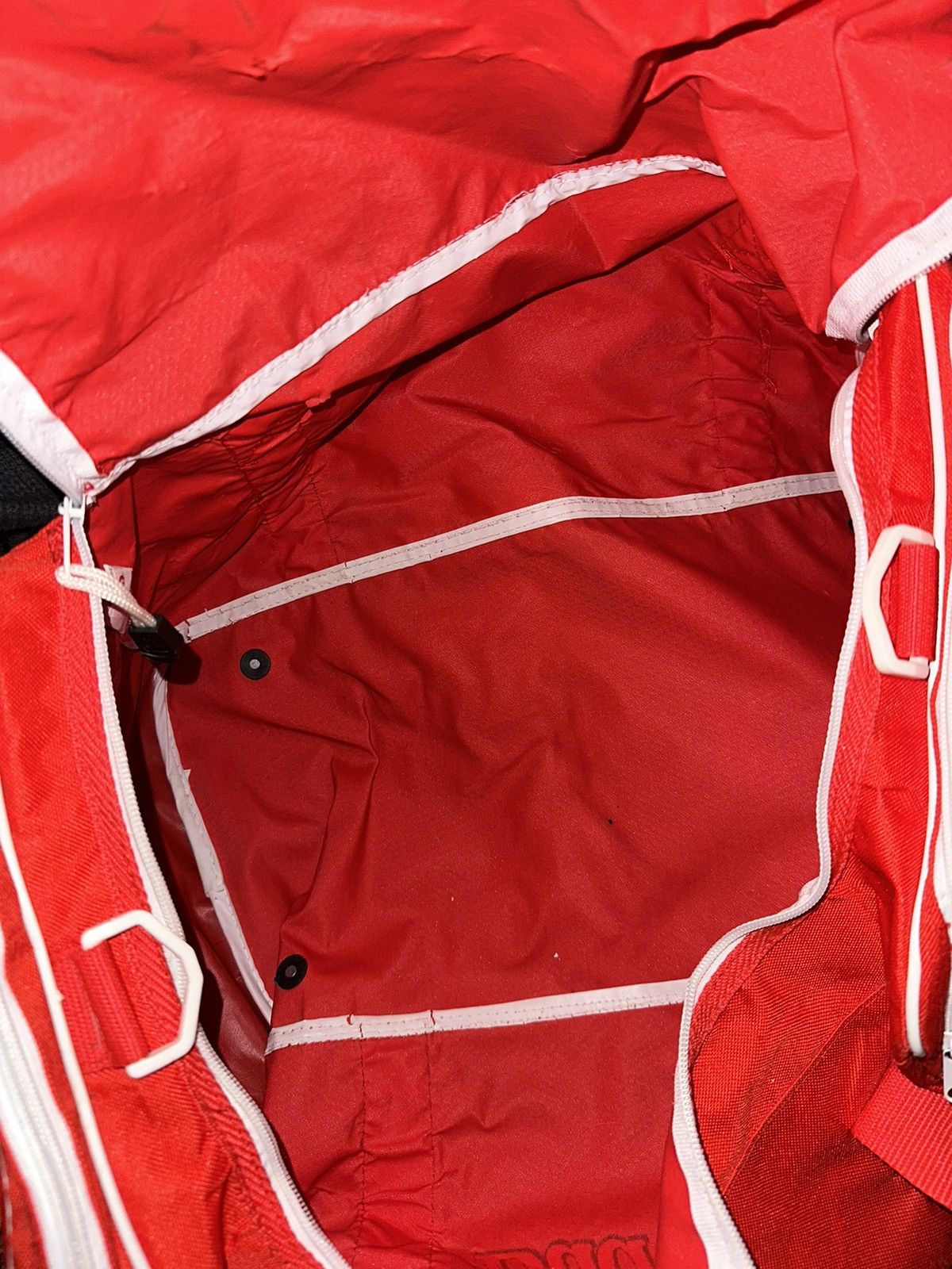 Budweiser × Vintage Vintage Budweiser Duffle Bag 90’s Gym Bag Beer Tote Grail Size ONE SIZE - 7 Thumbnail