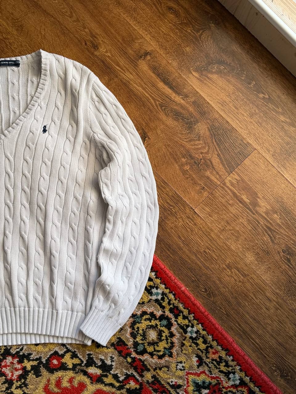 Polo Ralph Lauren Polo Ralph Lauren Women's Sweater V-Neck Y2K Size US L / EU 52-54 / 3 - 7 Thumbnail