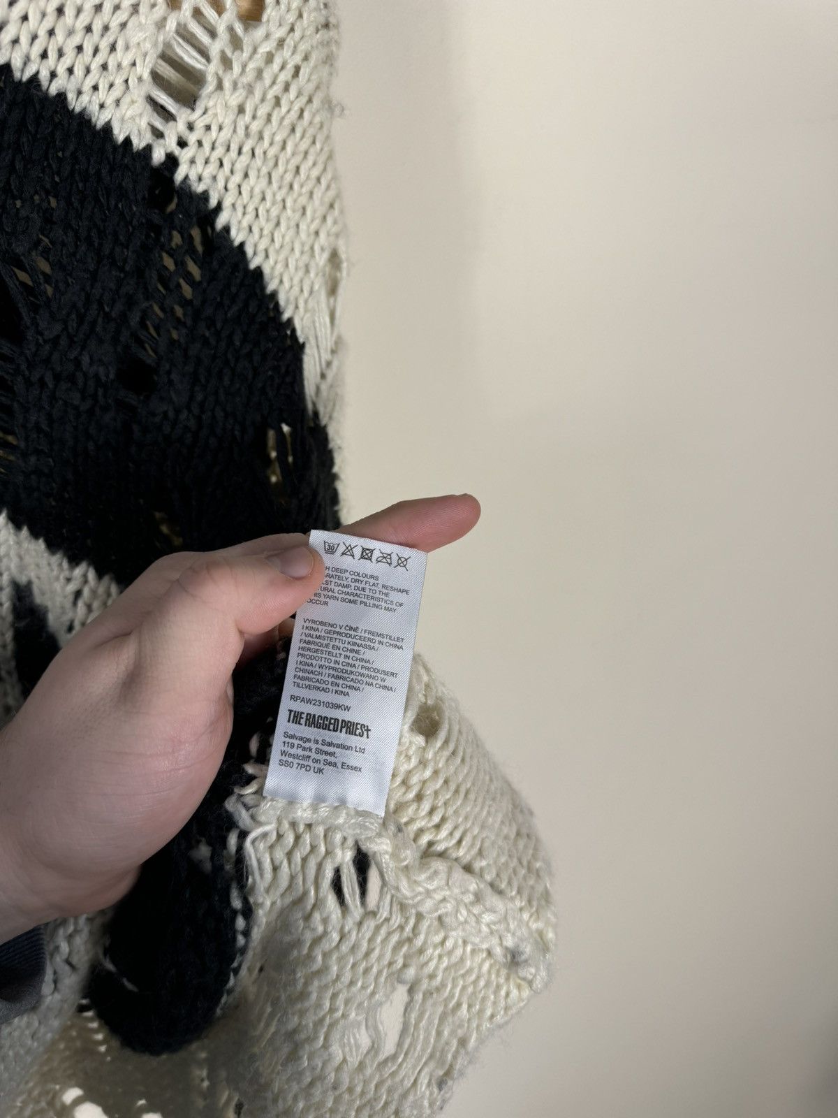 The Ragged Priest The Ragged Priest Distressed Striped Knit Jumper Size S / US 4 / IT 40 - 5 Thumbnail