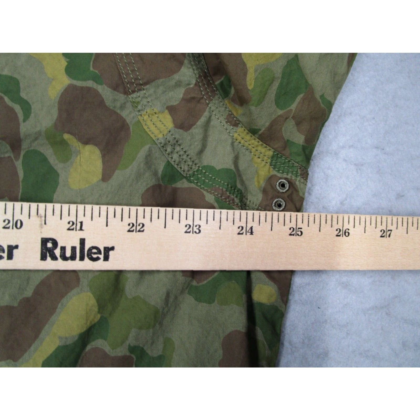 Crooks & Castles Crooks & Castles Green Camo Button Up Shirt Mens XL Long Sleeve Cotton Size US XL / EU 56 / 4 - 7 Thumbnail