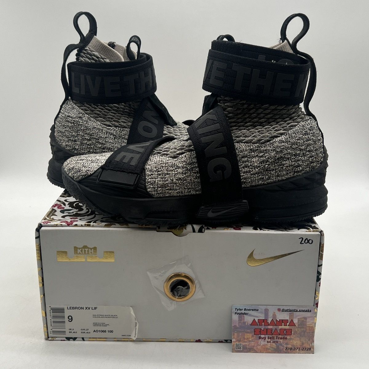 Nike Kith x lebron Lifestyle 15 concrete Size US 9 / EU 42 - 1 Thumbnail