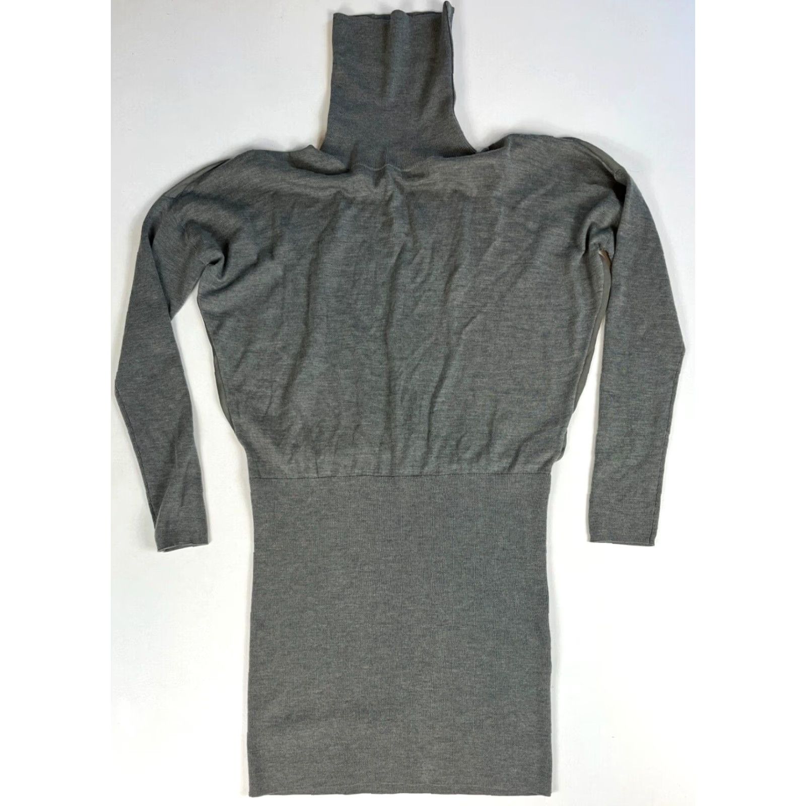 Allsaints AllSaints Flik Dress Knit Merino Wool Sz M Dress Women Gray Wool Knit Merino Wool Flik Dress 90s Designer City Classic Size M / US 6-8 / IT 42-44 - 4 Thumbnail