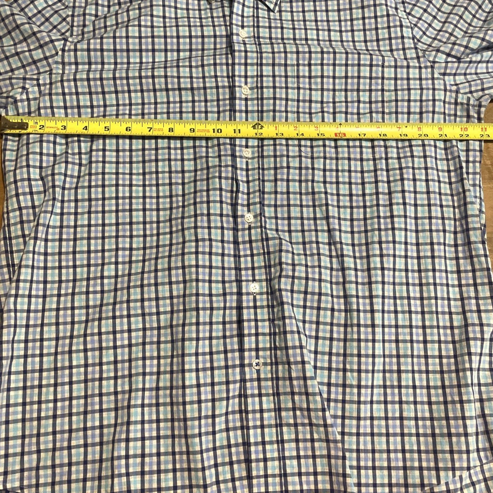 J.McLaughlin J. McLaughlin Gramercy Modern Fit Shirt Button Up Long Sleeve Plaid Check Men XL Multicolor Size US XL / EU 56 / 4 - 5 Thumbnail