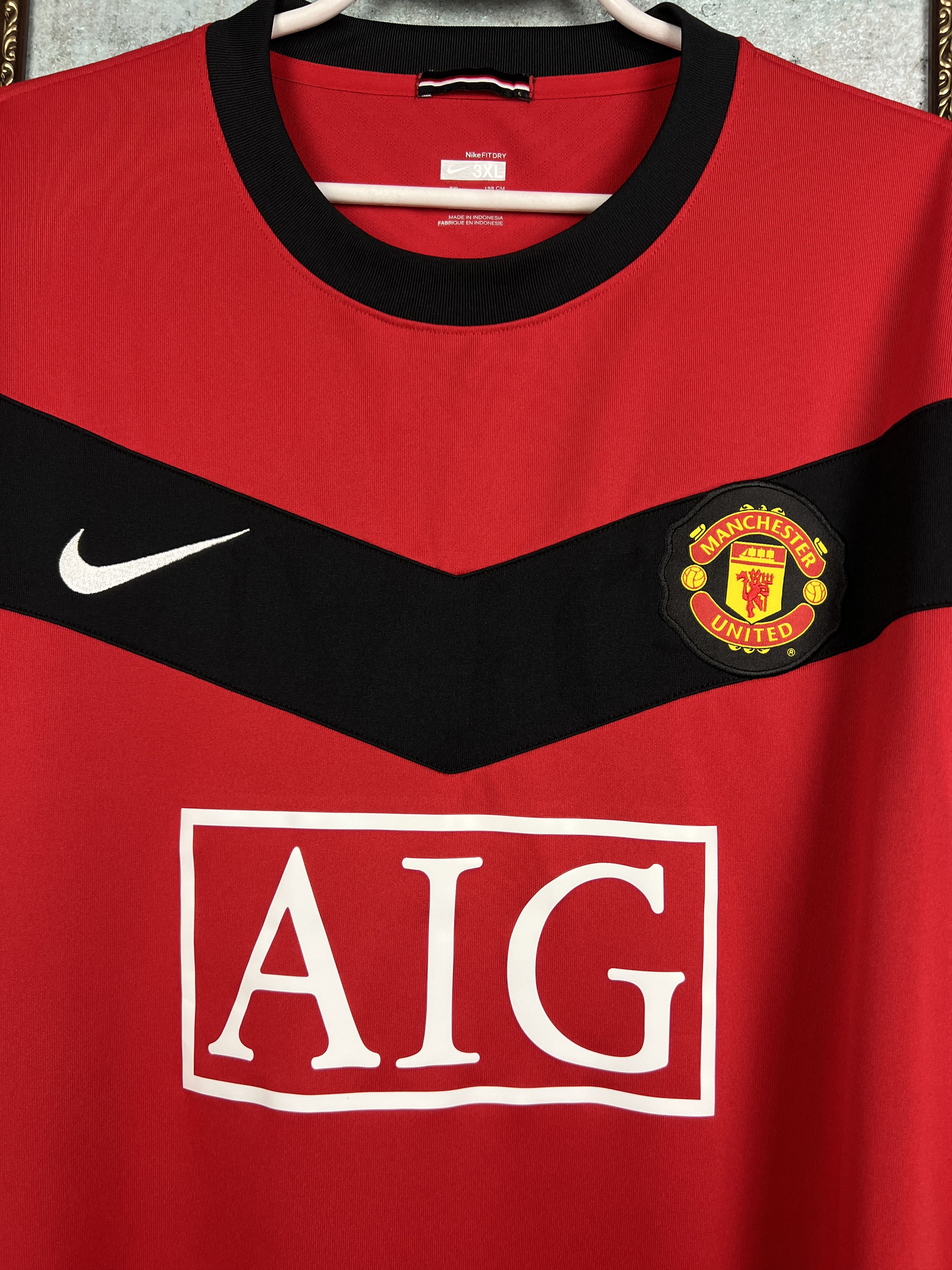 Nike Manchester football shirt Berbatov Long Sleeve Jersey 3XL Size US XXL / EU 58 / 5 - 4 Thumbnail