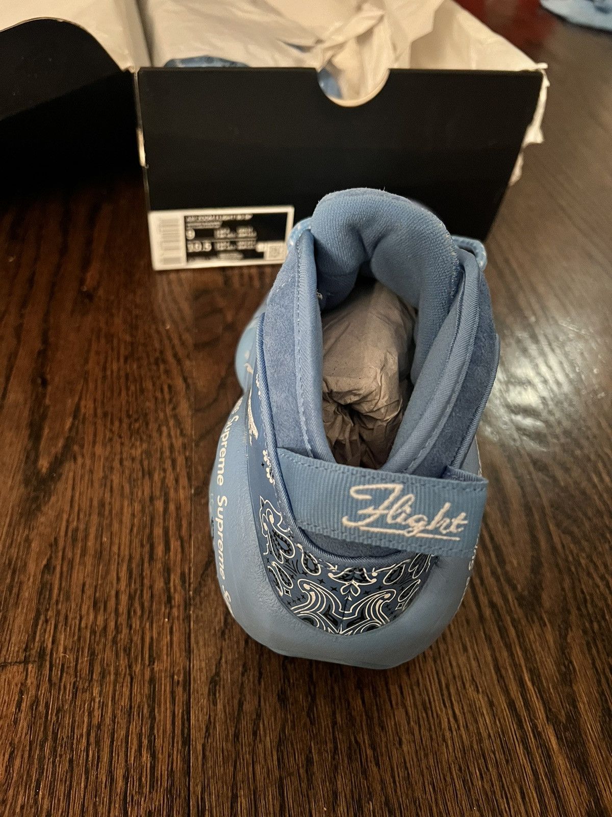 Nike × Supreme Nike Air Zoom Flight 95 SP x Supreme University Blue Size US 9 / EU 42 - 5 Thumbnail