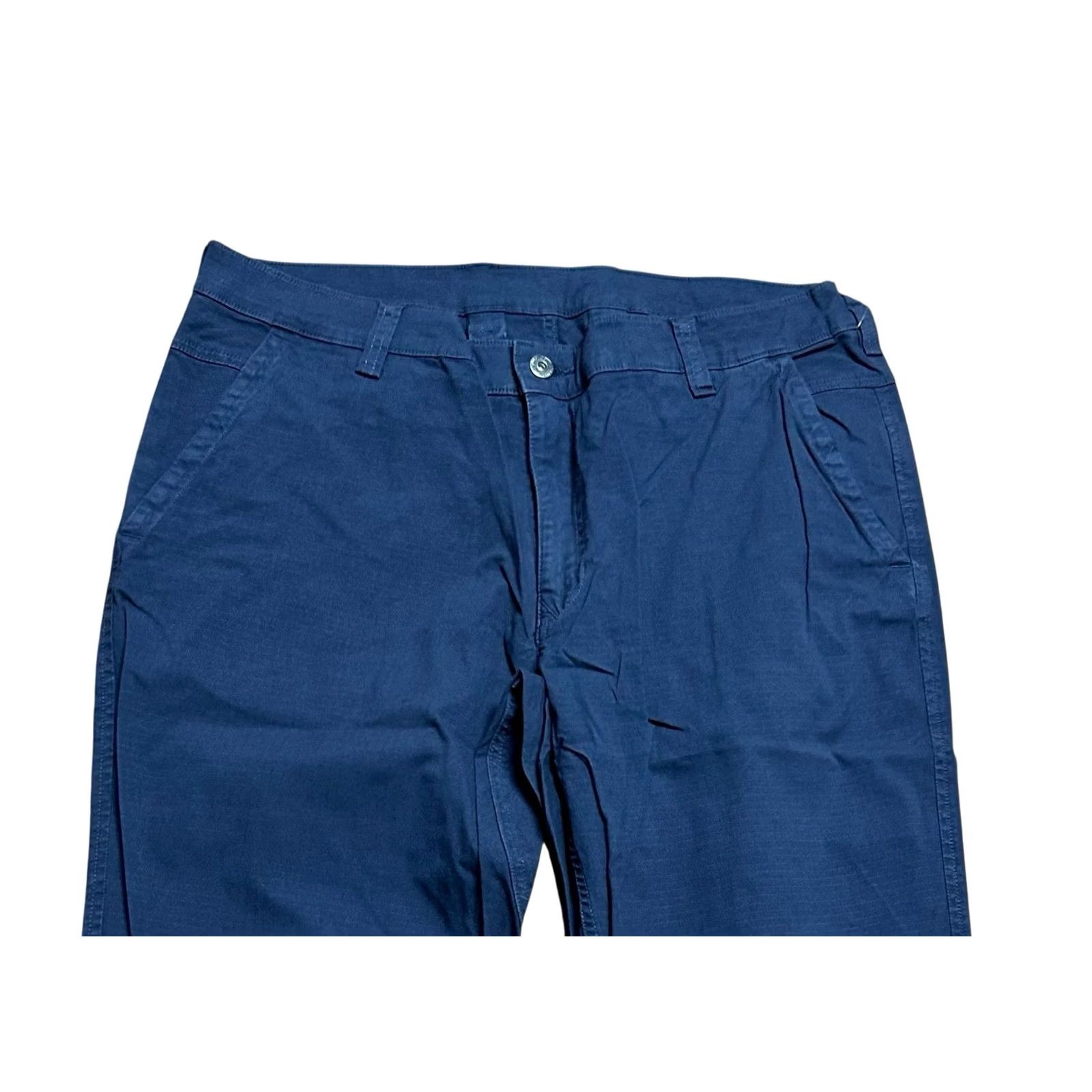CO Duluth Trading Co Men Blue Ridge Standard Fit Pants 38x30 Blue NWT Regular Straight Workwear Casual Travel Size US 38 / EU 54 - 5 Thumbnail