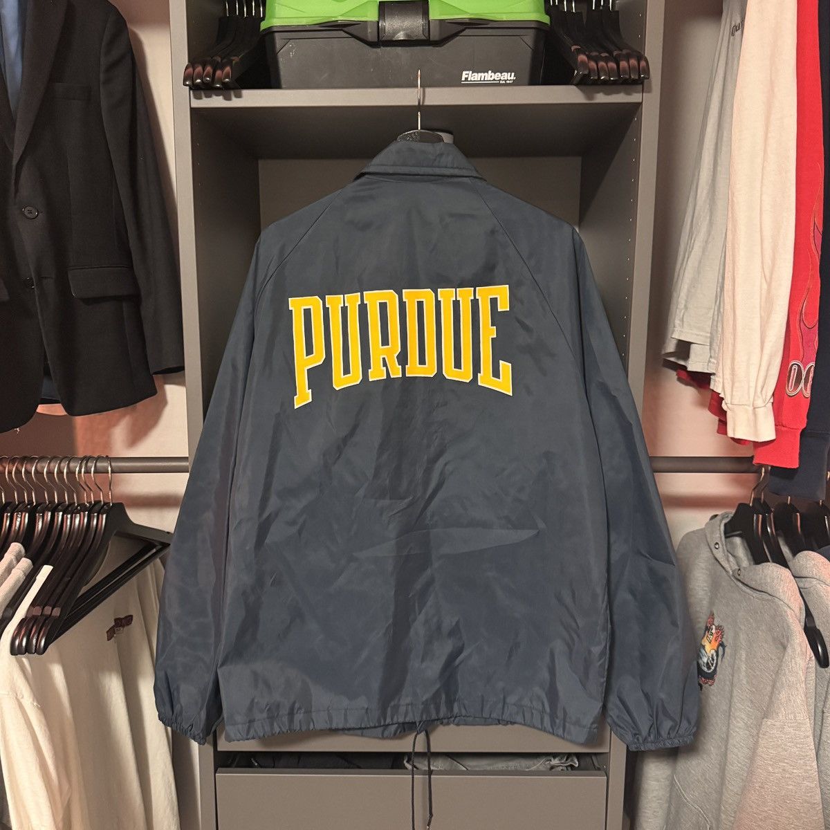 Champion 1980s Champion Purdue b-1665 RP Coach Jacket Size US L / EU 52-54 / 3 - 2 Thumbnail
