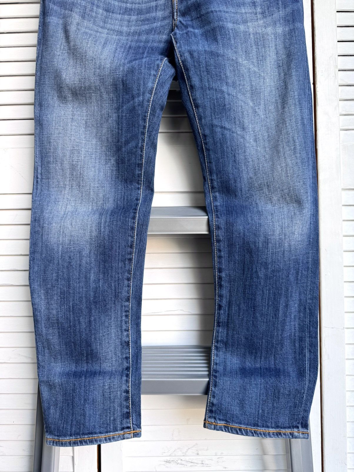 Jacob Cohen Jacob Cohen Blue Cotton Straight Leg Mid Rise Denim Jeans Size 27" / US 4 / IT 40 - 3 Thumbnail