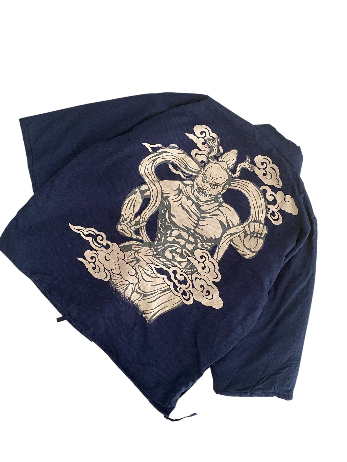 Japanese Brand Devil Budha full print vintage Hanten Kimono Jacket rare Size US M / EU 48-50 / 2 - 3 Thumbnail