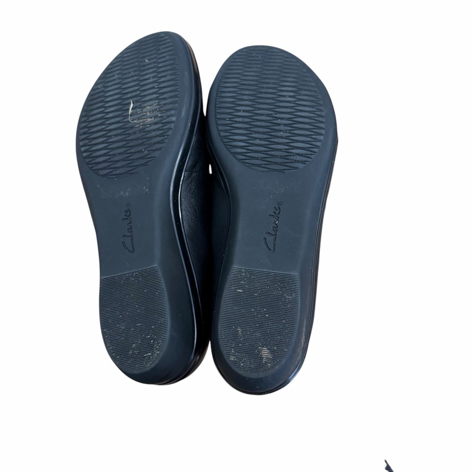Clarks Clarks Black Leather Everlay Iris Loafers Sz 7.5 Size US 7.5 / IT 37.5 - 5 Thumbnail