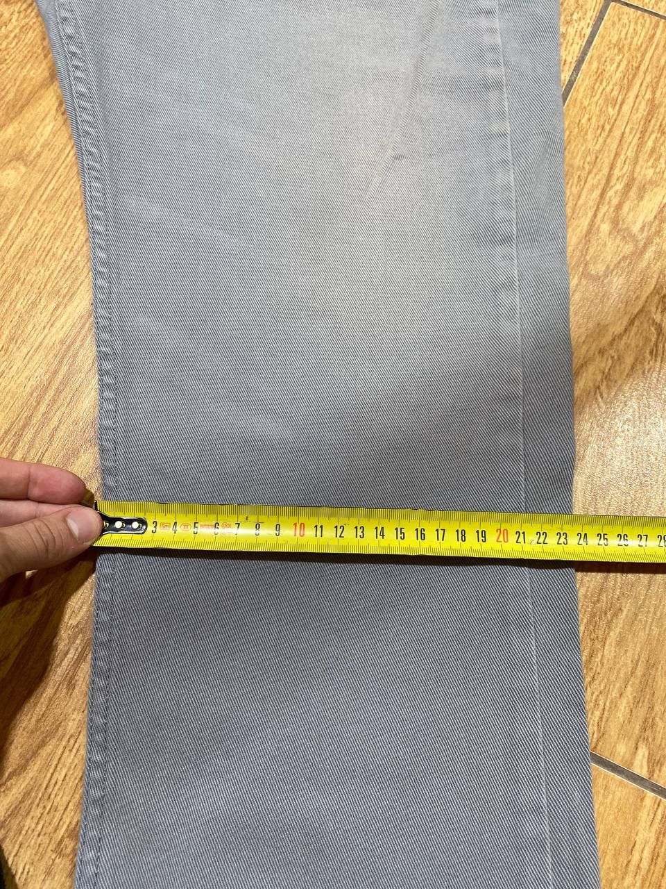 Levi's Levi's 514 Gray Light Wash Straight Jeans Mid Rise Button Size US 38 / EU 54 - 7 Thumbnail