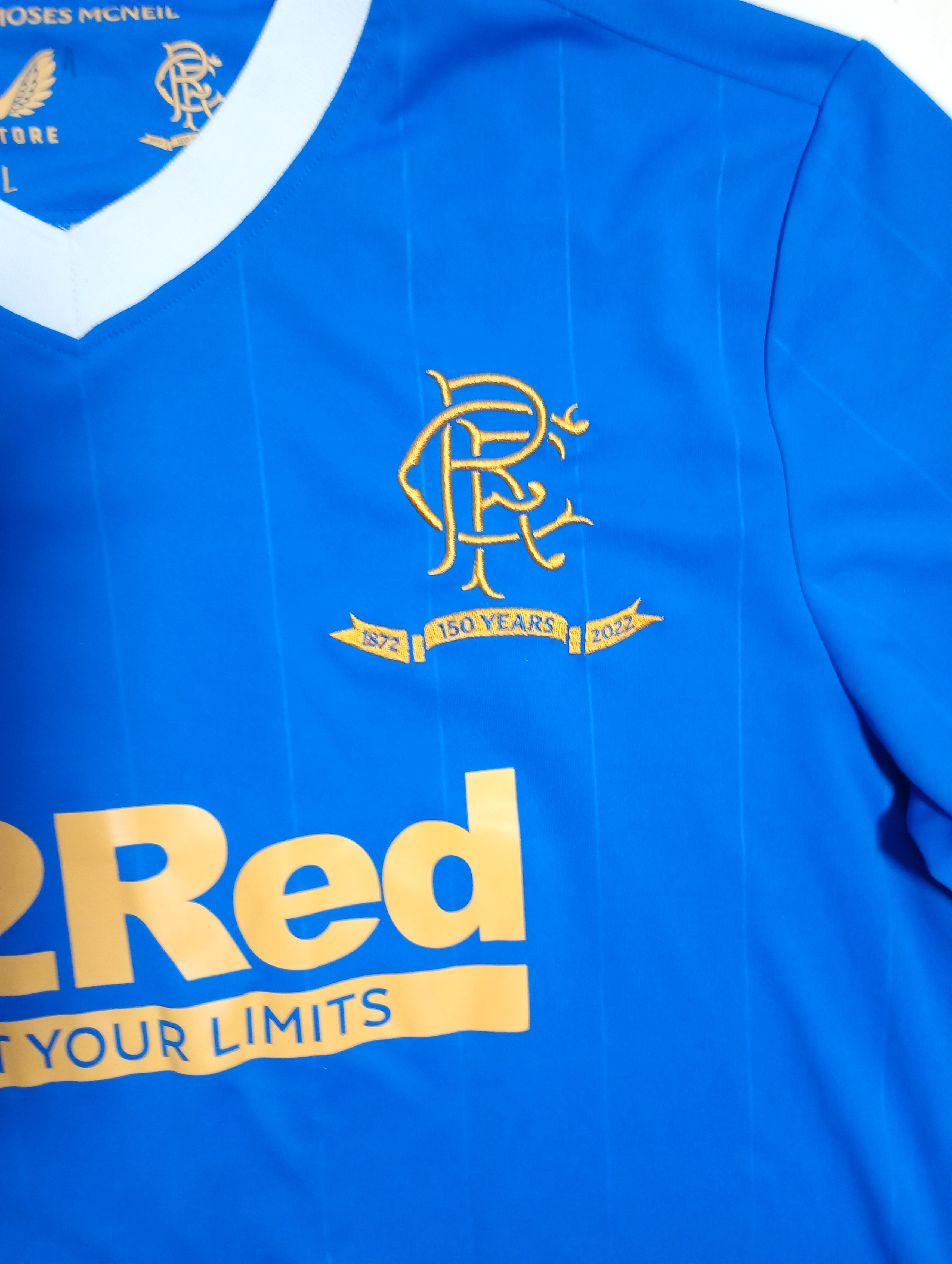 Castore Castore Glasgow Rangers Jersey 150-th Anniversary 2021-2022 Size US L / EU 52-54 / 3 - 7 Thumbnail