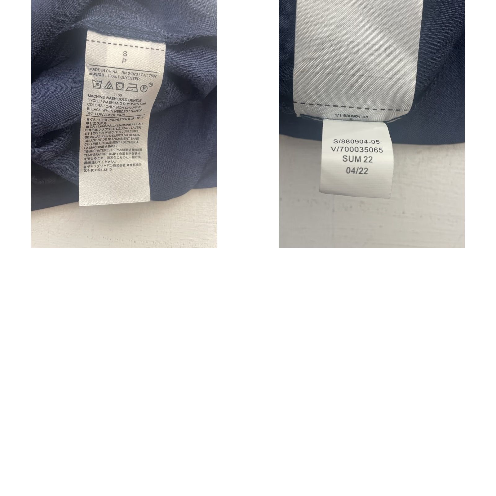 Banana Republic Banana Republic Blouse Sleeveless Tie Neck V-Neck Dark Blue NWT Small Women Regular Fit XS? Size S / US 4 / IT 40 - 9 Thumbnail