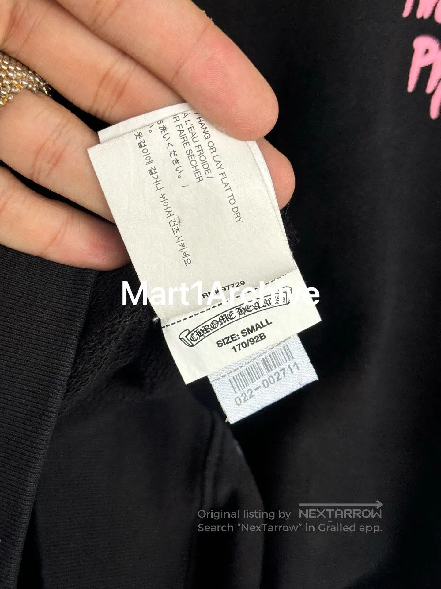 Chrome Hearts Chrome Hearts MattyBoy Lip Embroidered Hoodie. Size US S / EU 44-46 / 1 - 8 Thumbnail