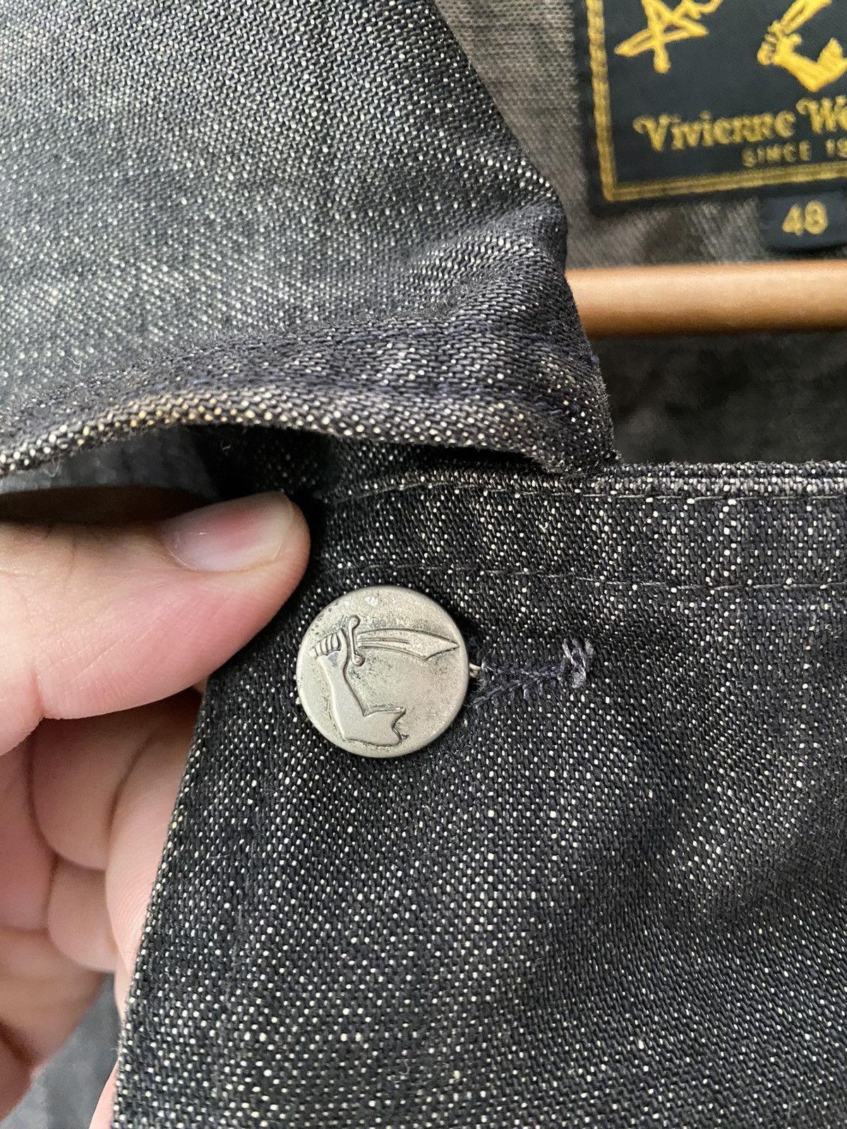 Vivienne Westwood 🔥🔥1990s Hybrid denim wool Jacket Size US L / EU 52-54 / 3 - 7 Thumbnail