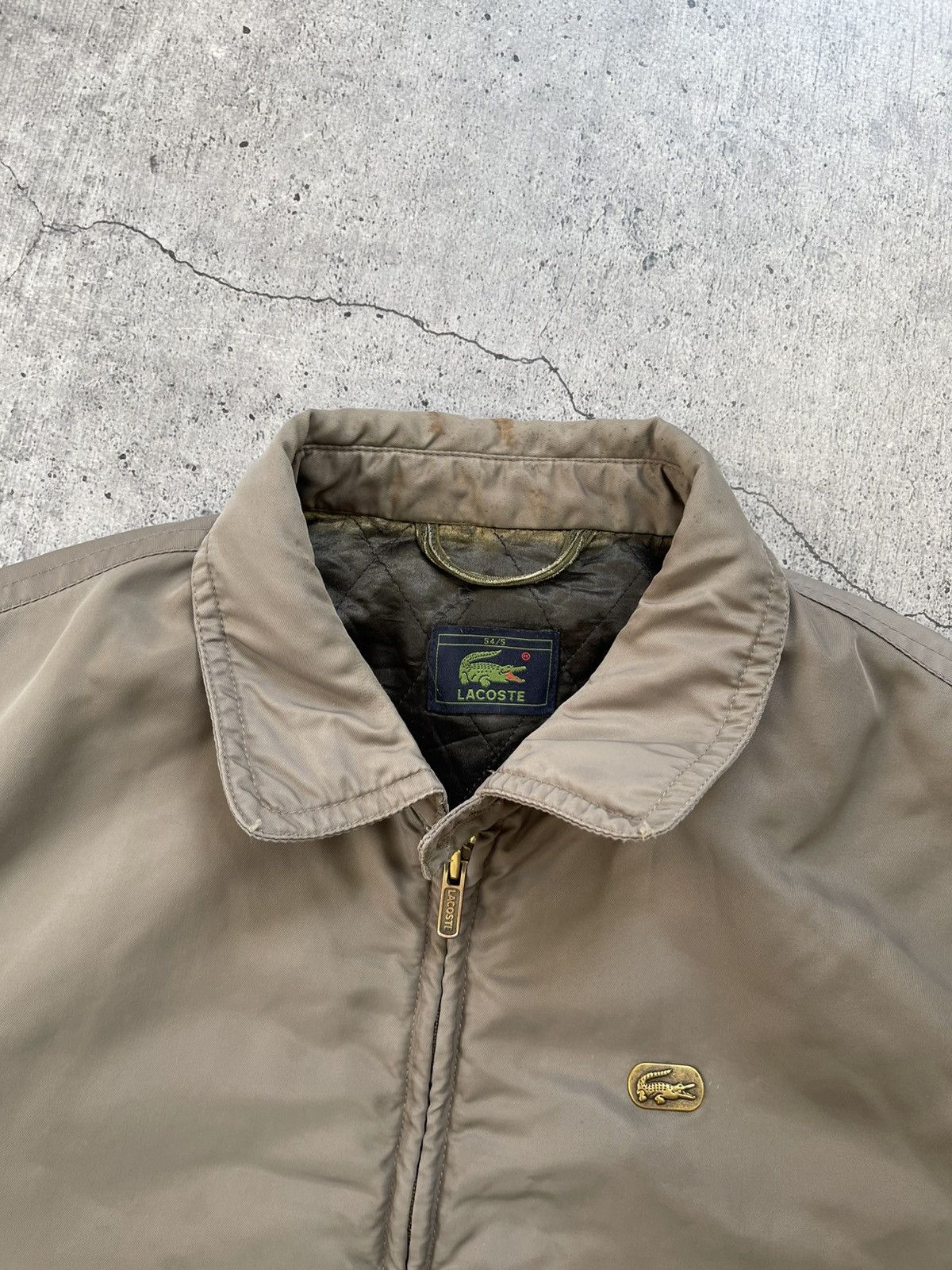 Lacoste Vintage Lacoste Bomber Jacket 90s Size US XL / EU 56 / 4 - 7 Thumbnail