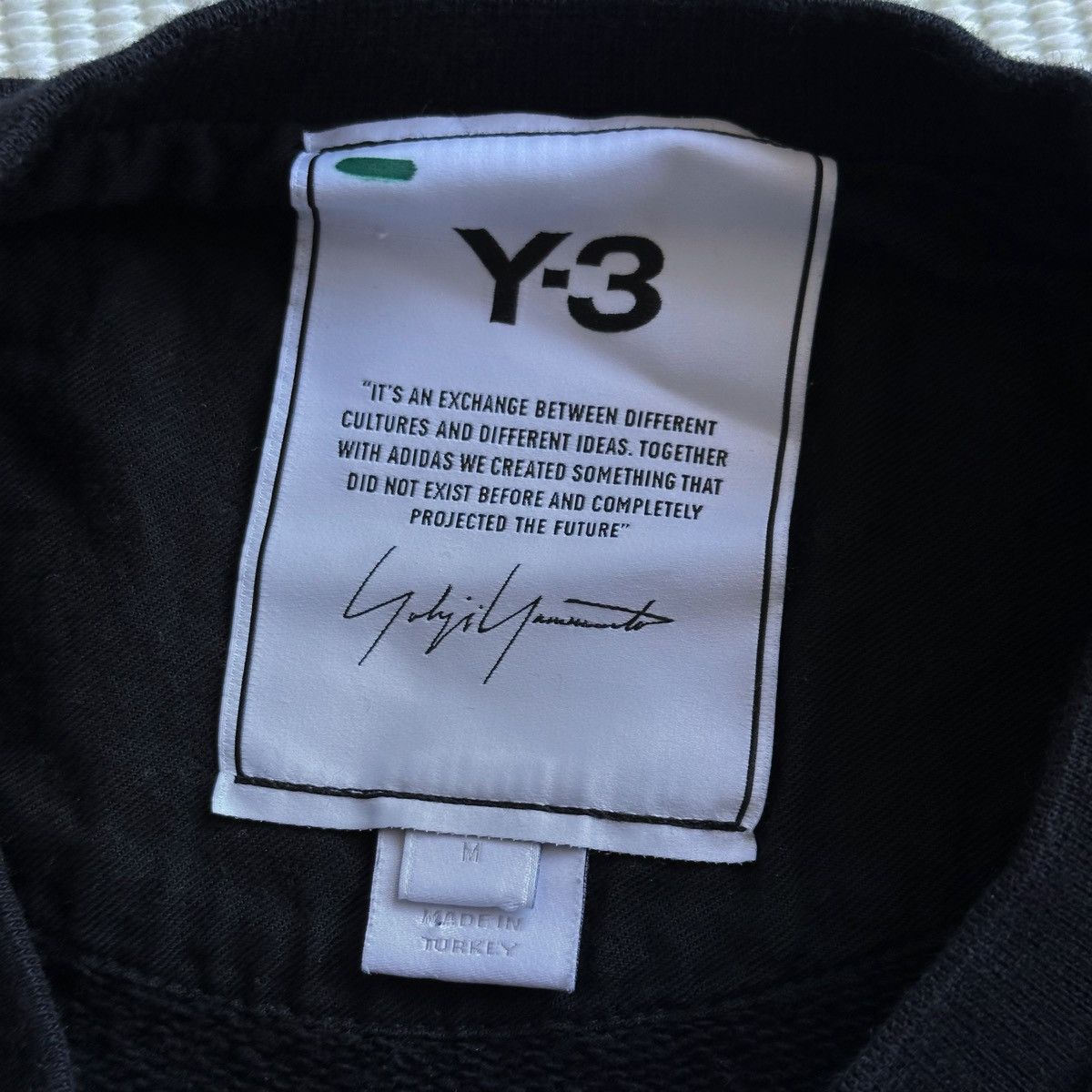 Y-3 Y-3 Classic Logo Crew Black Sweatshirt Size M / US 6-8 / IT 42-44 - 6 Thumbnail