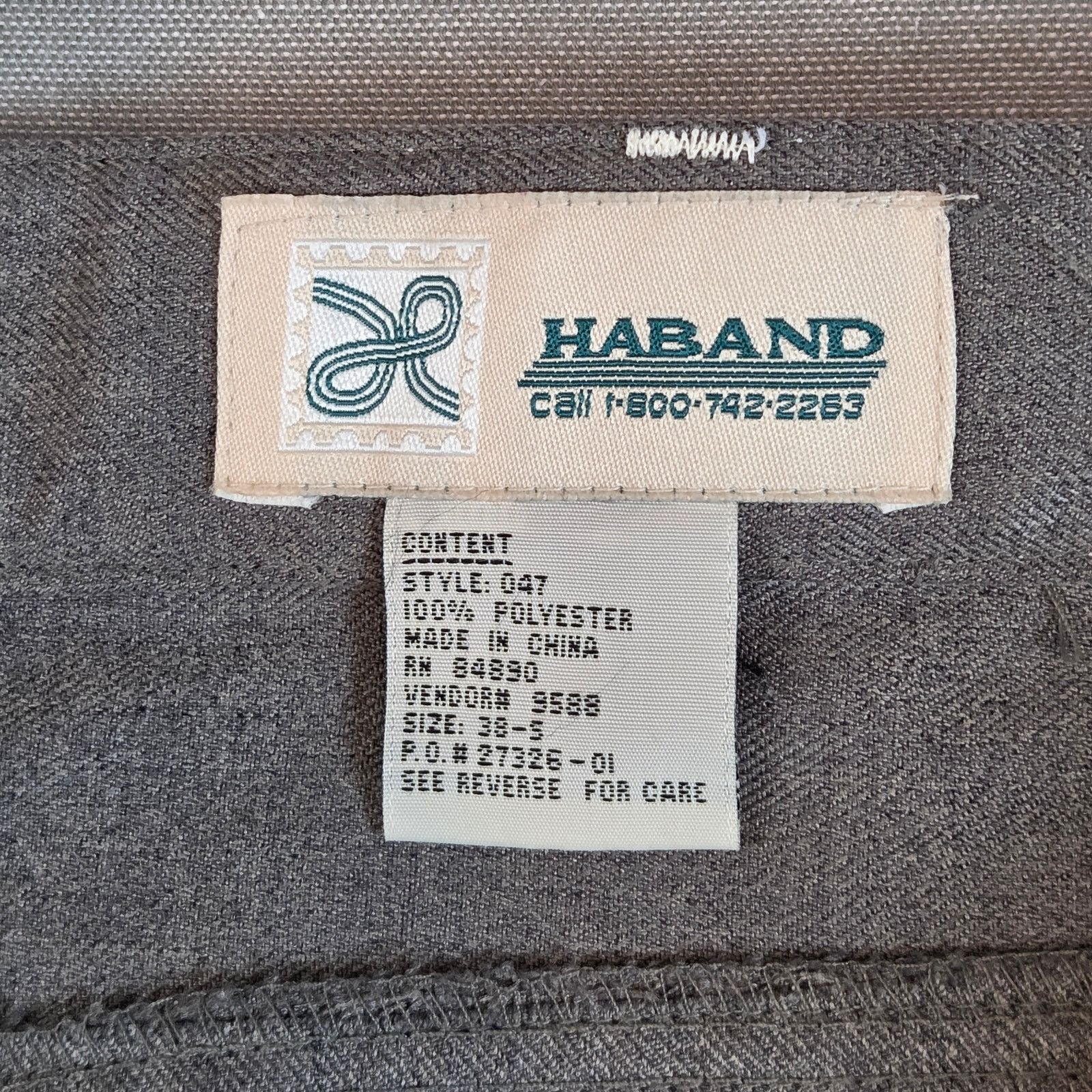 Haband Vintage Haband 38S Pleated Stretch Dress Slacks Size US 38 / EU 54 - 3 Thumbnail