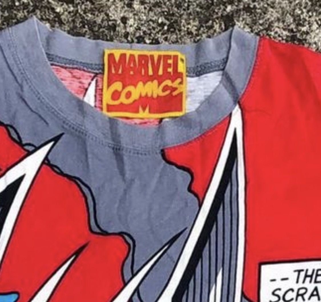 Marvel Comics × Vintage *RARE* Vintage Archangel vs Apocalypse Marvel Mega AOP Shirt Size US L / EU 52-54 / 3 - 9 Thumbnail