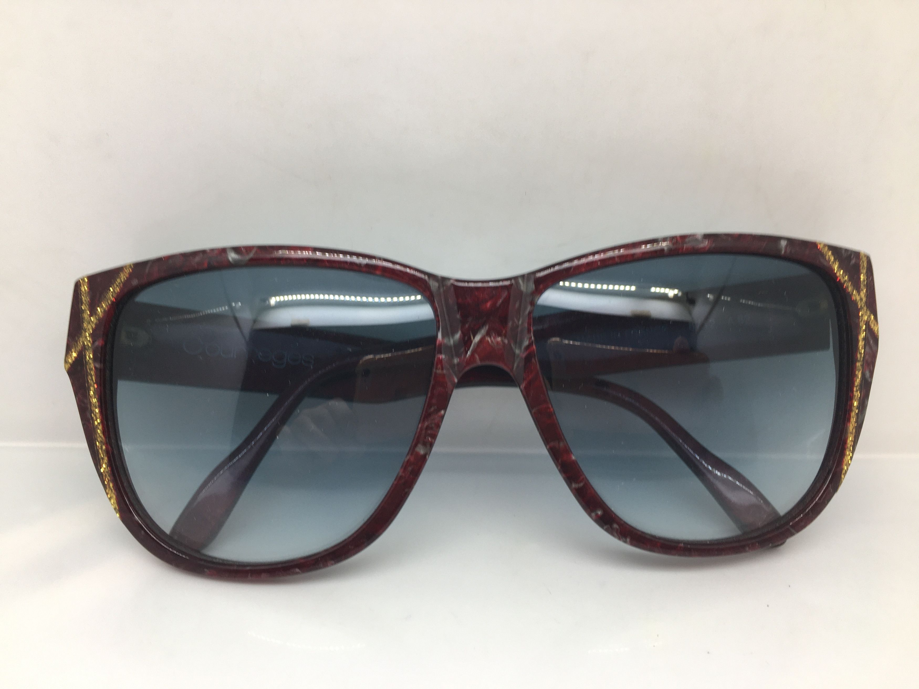 Courreges Vintage 70s Courreges8712 Woman Oversize Sunglasses France Size ONE SIZE - 5 Thumbnail