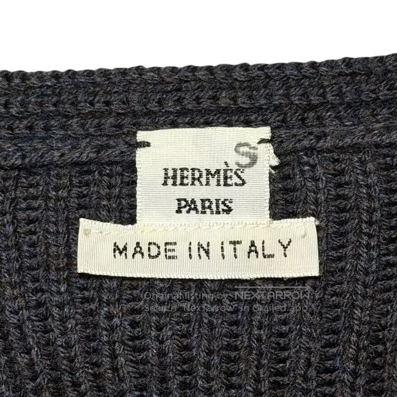 Hermes Hermes Cashmere Goat Wool Sweater Size XXS / US 00 / IT 34 - 8 Thumbnail