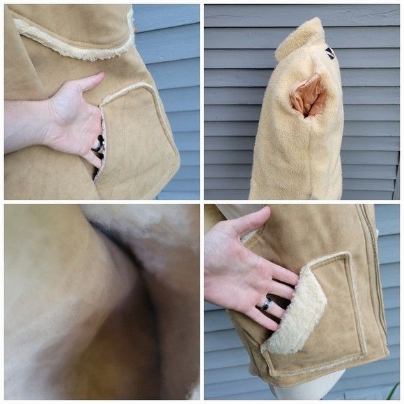 Vintage Vintage 80s Wiman Faux Suede Sherpa Fleece Shearling Rancher Size US M / EU 48-50 / 2 - 6 Thumbnail