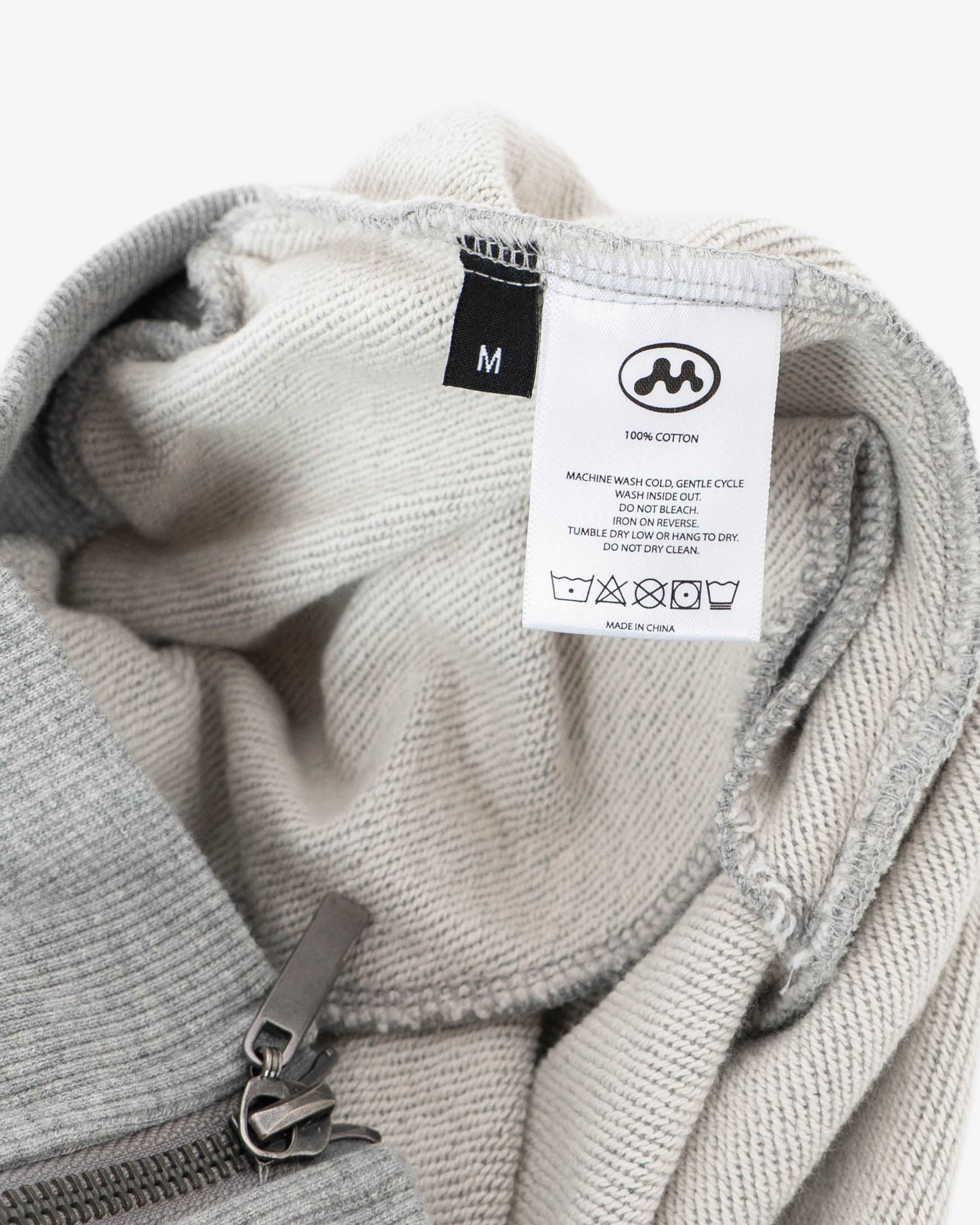 Mowalola Grey Graffiti Zip-Hoodie Size US M / EU 48-50 / 2 - 4 Thumbnail